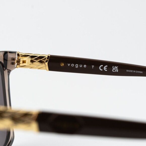Vogue Women Sunglasses Transparent Brown Violet Square VO5476SB 29407N54 NEW main image 8